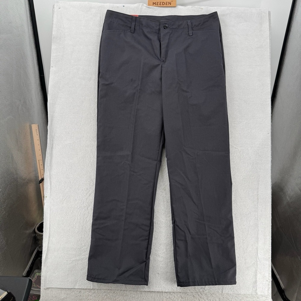 Red Kap Work Pants Womens 16 X 34 Gray PZ33CHO Straight Fit‎ Durable 38x33 NWT